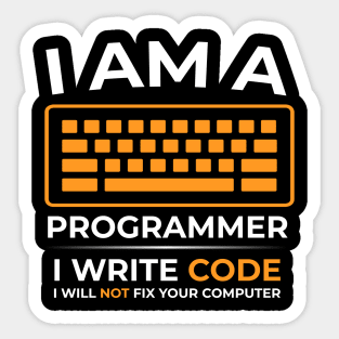 PROGRAMMER Sticker